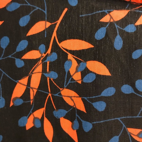 Lularoe Joy Vest XL Black Blue Red Duster - Picture 7 of 9